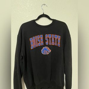 Boise State Black Crewneck, Size M
